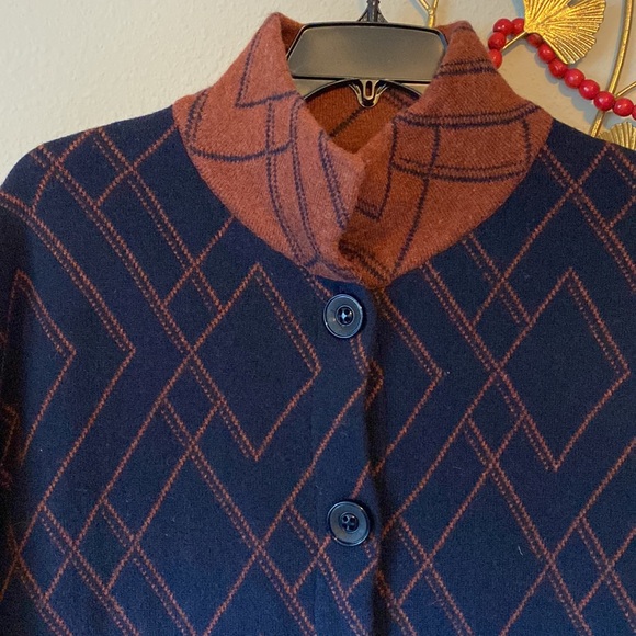 NWT Wool Knit Cardigan Coat by A.IDA, Italy, size L - Picture 2 of 6